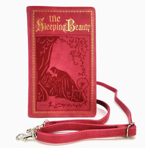 The Sleeping Beauty Vintage Book Clutch Bag in Vinyl