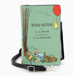 Winnie the Pooh Book - Green Wallet in Vinyl