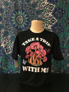 Take A Trip with Me Black - Unisex T-Shirt