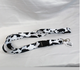 Black and White Dalmatian Print Lanyard - Lanyard