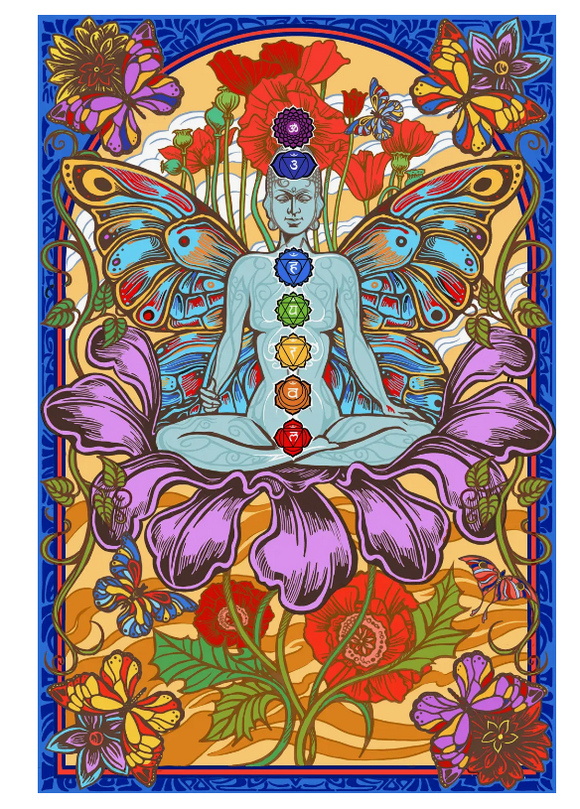 Chakra Lotus - Tapestry