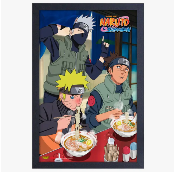 Naruto - Ramen Time - Framed Gel Print