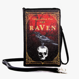 The Raven Vintage Book - Clutch Bag in Vinyl